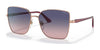 Vogue VO4199S Sunglasses | Size 58 / Pink Gold / Pink Gradient Blue (2N 25.2%) №5075I6