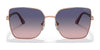 Vogue VO4199S Sunglasses | Size 58 / Pale Gold / Brown Gradient (2N 29%) №848/6K