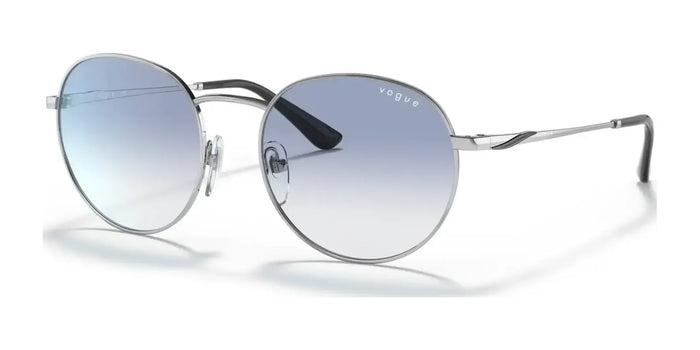 Vogue VO4206S Sunglasses | Size 53 / Silver / Clear Gradient Light Blue (1N 49%) №323/19