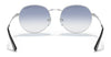 Vogue VO4206S Sunglasses | Size 53 / Silver / Clear Gradient Light Blue (1N 49%) №323/19
