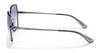 Vogue VO4207S Sunglasses | Size 54 / Dark Violet №515019 / Clear Gradient Light Blue (1N 49%)
