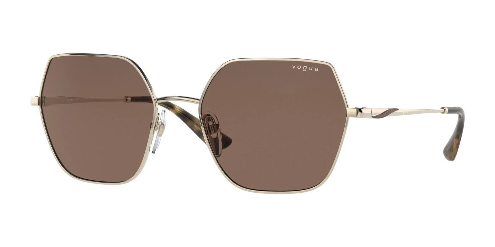 Vogue VO4207S Sunglasses Pale Gold / Dark Brown