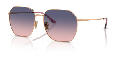 Vogue VO4215SD Sunglasses Rose Gold / Pink / Blue Gradient