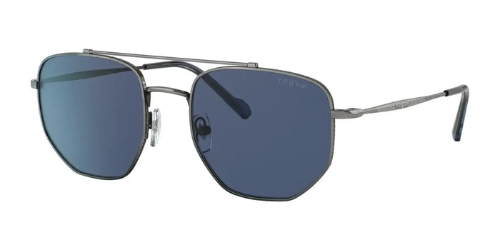 Vogue VO4220S Sunglasses | Size 54 / Silver Antique №513680 / Dark Blue (3N 15.3%)