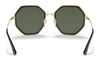 Vogue VO4224S Sunglasses | Size 55 / Gold/Black / Dark Green (3N 12.9%) №280/71