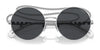 Vogue VO4227S Sunglasses | Size 53 / Silver №323/87 / Dark Grey (3N 9.3%)