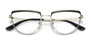 Vogue VO4230 Eyeglasses | Size 53 / Top Black/Pale Gold №352