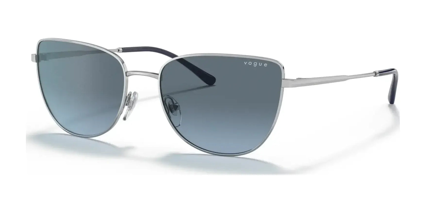 Vogue VO4233S Sunglasses Silver / Blue Gradient Grey