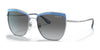 Vogue VO4234S Sunglasses | Size 54 / Top Blue/Silver / Gradient Grey (2N 26%) №516711