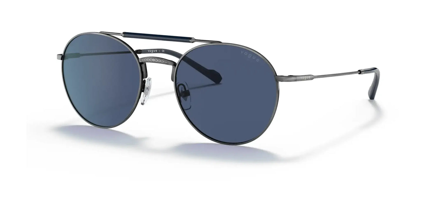 Vogue VO4240S Sunglasses Silver Antique / Dark Blue