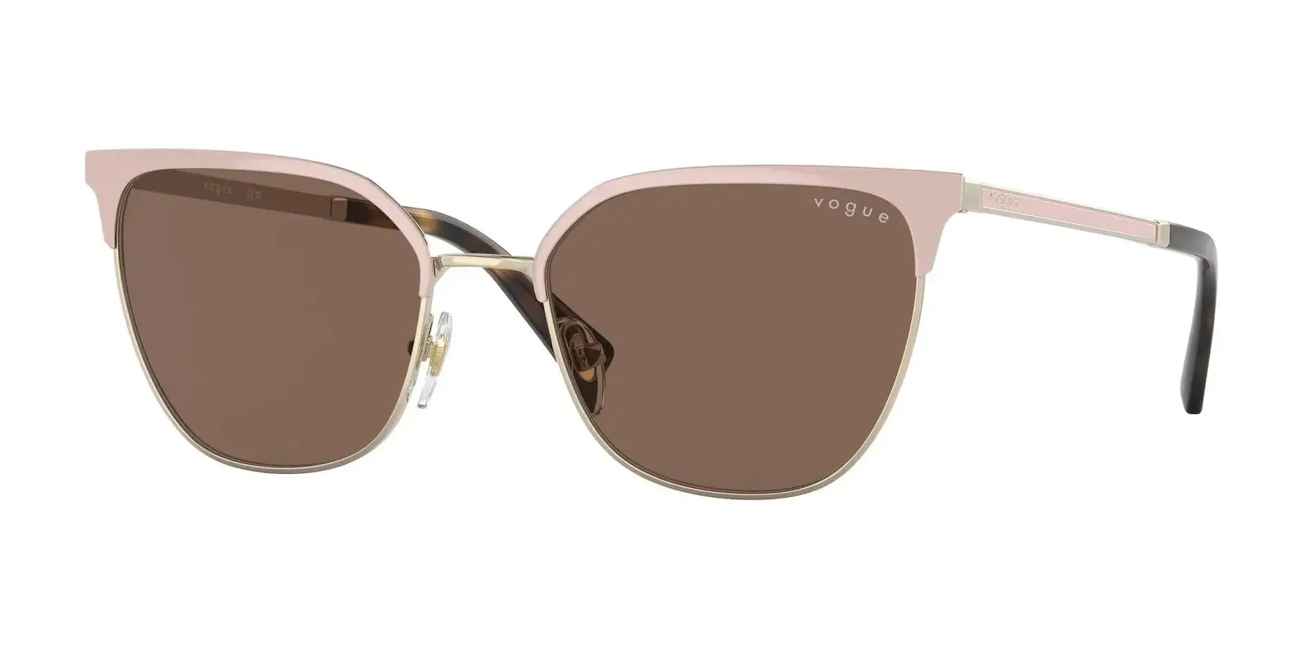 Vogue VO4248S Sunglasses Top Beige / Pale Gold / Dark Brown