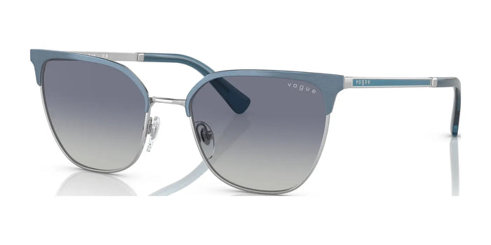 Vogue VO4248S Sunglasses | Size 53 / Top Brushed Azure / Silver / Blue Gradient (2N 25%) №51774L