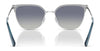 Vogue VO4248S Sunglasses | Size 53 / Top Brushed Azure/Silver / Blue Gradient (2N 25%) №51774L