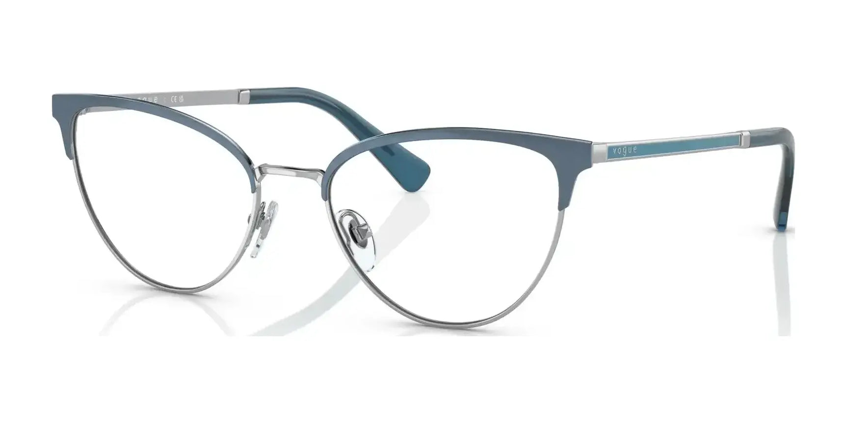 Vogue VO4250 Eyeglasses Top Brushed Azure / Silver