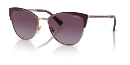 Vogue VO4251S Sunglasses Top Bordeaux / Rose Gold / Gradient Violet