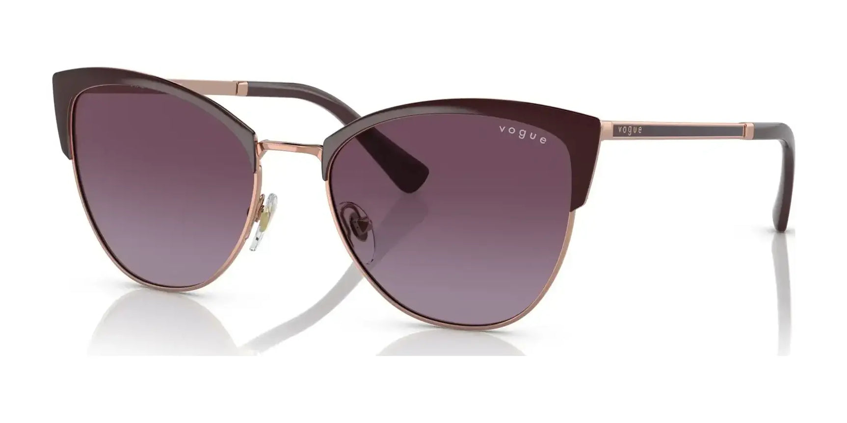 Vogue VO4251S Sunglasses Top Bordeaux / Rose Gold / Gradient Violet