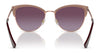 Vogue VO4251S Sunglasses | Size 55 / Top Bordeaux/Rose Gold №51708H / Gradient Violet (2N 20%)