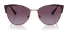 Vogue VO4251S Sunglasses | Size 55 / Top Bordeaux/Rose Gold №51708H / Gradient Violet (2N 20%)
