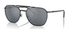 Vogue VO4256S Sunglasses | Size 57 / Black №352/4Y / Blue (Polarized) (2P 20.3%)