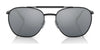 Vogue VO4256S Sunglasses | Size 57 / Black №352/4Y / Blue (Polarized) (2P 20.3%)
