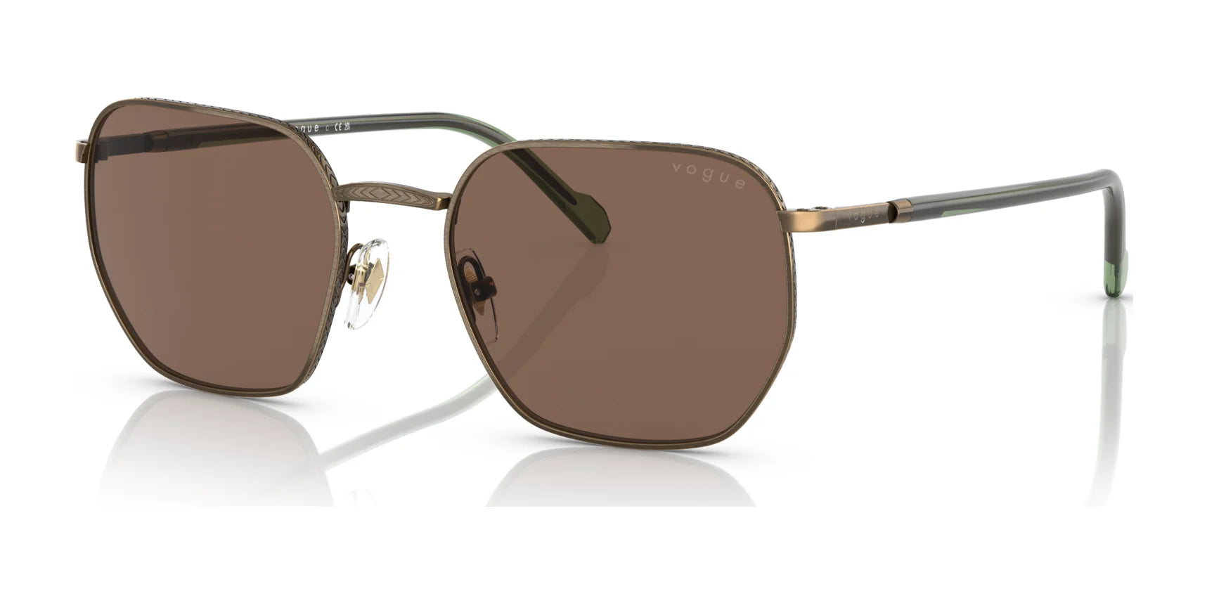 Vogue VO4257S Sunglasses Gold Antique / Dark Brown