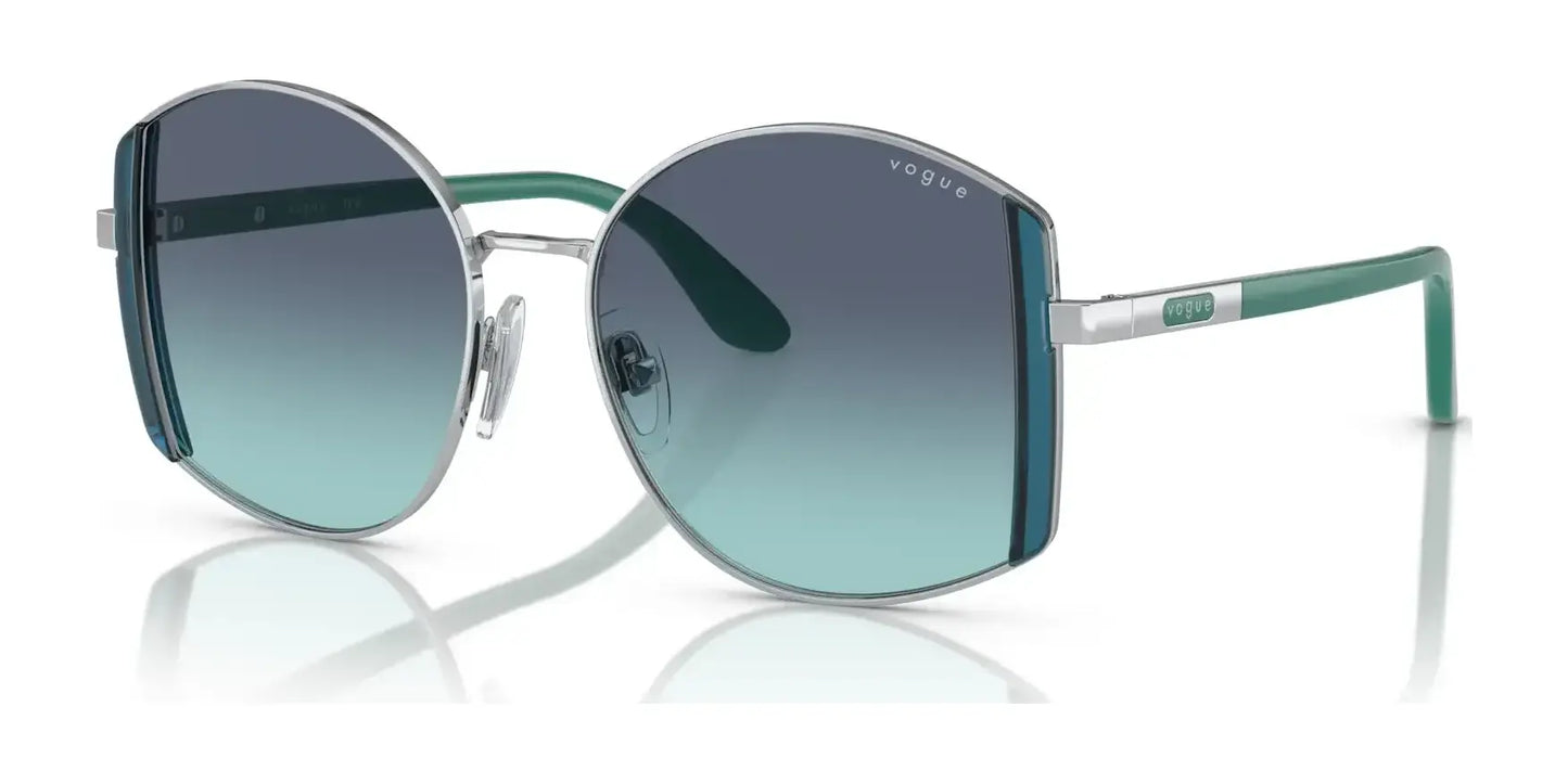 Vogue VO4267S Sunglasses Silver / Azure Gradient Dark Blue