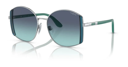 Vogue VO4267S Sunglasses Silver / Azure Gradient Dark Blue