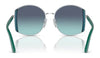 Vogue VO4267S Sunglasses | Size 53 / Silver / Grey Gradient Violet (Polarized) (2P 24.5%) №323/8J