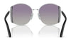 Vogue VO4267S Sunglasses | Size 53 / Silver / Grey Gradient Violet (Polarized) (2P 24.5%) №323/8J