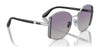 Vogue VO4267S Sunglasses | Size 53 / Silver / Grey Gradient Violet (Polarized) (2P 24.5%) №323/8J