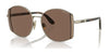 Vogue VO4267S Sunglasses | Size 53 / Pale Gold / Dark Brown (3N 9%) №848/73