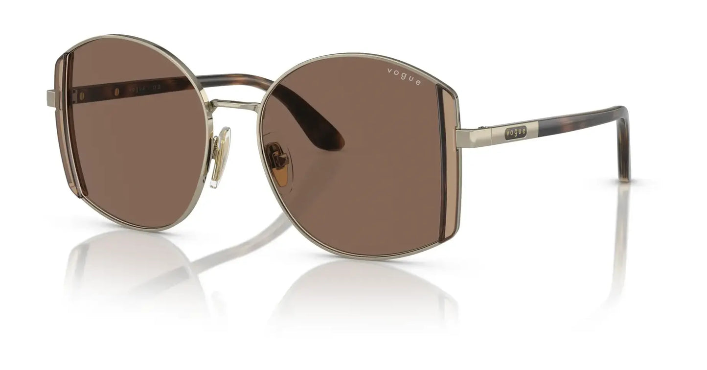 Vogue VO4267S Sunglasses Pale Gold / Dark Brown