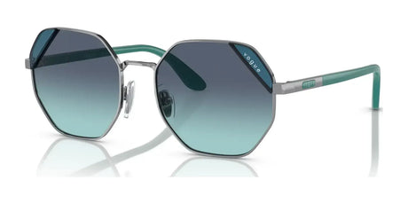 Vogue VO4268S Sunglasses Gunmetal / Azure Gradient Dark Blue