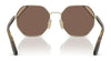 Vogue VO4268S Sunglasses | Size 55 / Pale Gold №848/73 / Dark Brown (3N 9%)