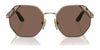Vogue VO4268S Sunglasses | Size 55 / Pale Gold №848/73 / Dark Brown (3N 9%)
