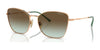 Vogue VO4279S Sunglasses | Size 58 / Rose Gold / Green Gradient Dark Brown (2N 25.5%) №5152E8
