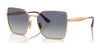 Vogue VO4284S Sunglasses | Size 56 / Rose Gold / Grey Gradient Dark Blue (2N 25%) №51524L