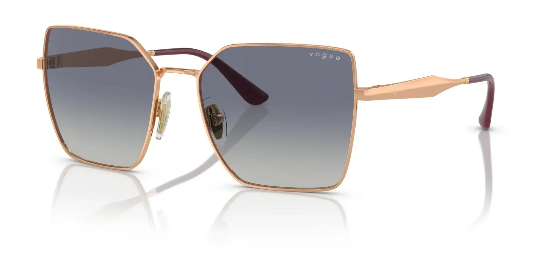 Vogue VO4284S Sunglasses Rose Gold / Grey Gradient Dark Blue