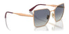 Vogue VO4284S Sunglasses | Size 56 / Rose Gold / Grey Gradient Dark Blue (2N 25%) №51524L
