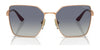 Vogue VO4284S Sunglasses | Size 56 / Rose Gold / Grey Gradient Dark Blue (2N 25%) №51524L