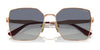 Vogue VO4284S Sunglasses | Size 56 / Rose Gold / Grey Gradient Dark Blue (2N 25%) №51524L
