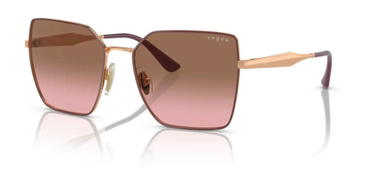 Vogue VO4284S Sunglasses Top Bordeaux / Rose Gold / Pink Gradient Brown