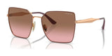 Vogue VO4284S Sunglasses Top Bordeaux / Rose Gold / Pink Gradient Brown