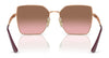 Vogue VO4284S Sunglasses | Size 56 / Rose Gold / Grey Gradient Dark Blue (2N 25%) №51524L