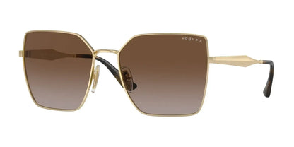 Vogue VO4284S Sunglasses Pale Gold / Gradient Brown Polar