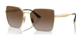 Vogue VO4284S Sunglasses Pale Gold / Gradient Brown (Polarized)