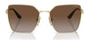 Vogue VO4284S Sunglasses | Size 56 / Rose Gold / Grey Gradient Dark Blue (2N 25%) №51524L