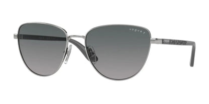 Vogue VO4286S Sunglasses Silver / Polarized Grey Gradient Blue