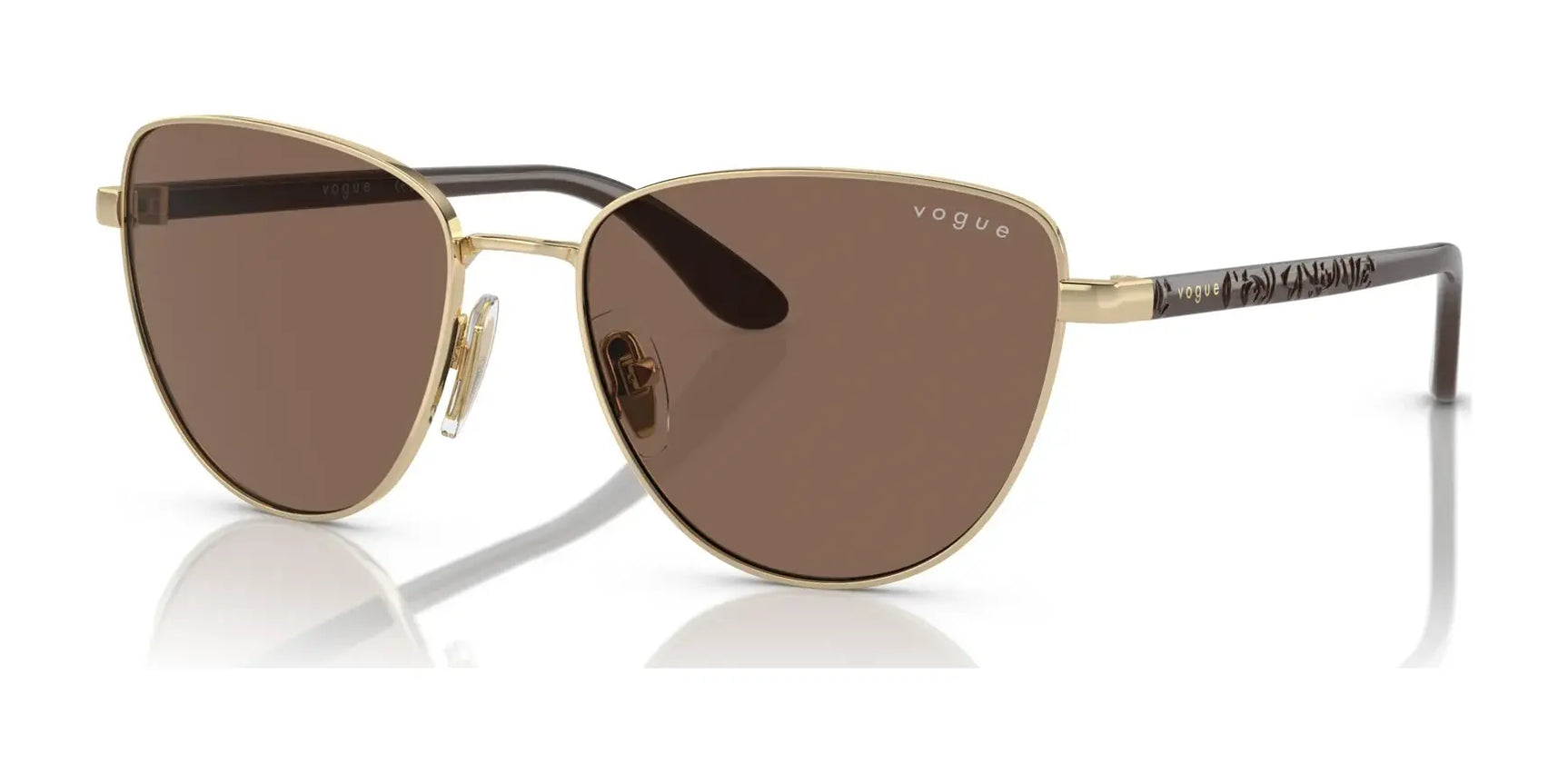 Vogue VO4286S Sunglasses Pale Gold / Dark Brown