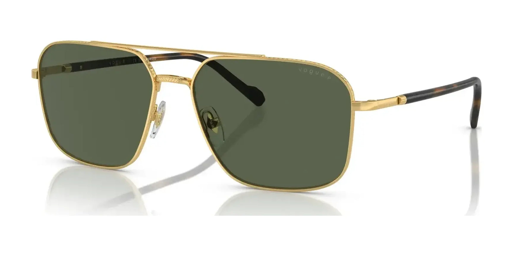 Vogue VO4289S Sunglasses Gold / Dark Green  (Polarized)